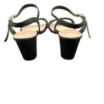 De Blossom Collection 3” black heel and 3 sequins straps. Size 8. Photo 2