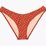 Madewell NEW  Second‎ Wave Curved-Waist Bikini Bottom in Ditsy Floral, XL Photo 0