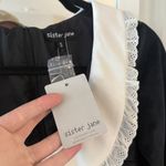 NEW Sister Jane Aquarius Scoop Neck Mini Dress Size Small Color Black White Photo 5