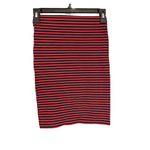 Madewell Sailor Stripe Red & Navy Pencil Skirt Sz XS Photo 6