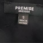 Premise  black stretch jersey knit dress size small Photo 5