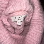 FRNCH  Paris Pink Cable Knit Turtleneck Sweater Photo 3