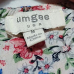 Umgee strapless boho floral wide leg jumpsuit Photo 5