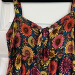 Natural Life Patti Tie Front Maxi with Sunflowers on Green Size L Photo 11