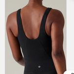 Athleta Salutation 7/8 Bodysuit, Black, Size Small Photo 3