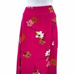 a.n.a 2/$30  Pink Floral Print High Waisted Flowy Lightweight Midi Skirt 10 Photo 6