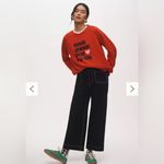Maeve  Daniela Berkout More Amore Graphic Red Crewneck Sweatshirt XS Photo 2