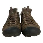 Keen  Voyageur Brown Leather Hiking Shoes Women Size 9 Outdoor Boots Vented Photo 2