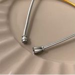 Modern Gold/Silver Choker Necklace, Stainless Steel Gold Photo 3