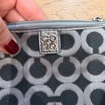 Coach  Black and Gray Wristlet with charm Photo 1