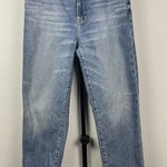 Current/Elliott Current Elliot Blue Straight Leg Tapered Denim Jeans Size 27 Photo 0