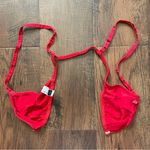 Christian Dior vintage red silk bra, size 34 Photo 2