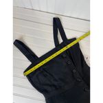 Equipment NWT  Linen Katia Button Front Mini Dress Black Squared Neck Linen 00 Photo 3