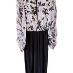Diane Von Furstenberg  Delphi Silk Wide Leg Jumpsuit Photo 7