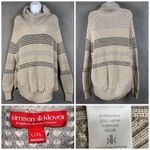 Krimson Klover Sweater Women Large Beige Cowl Neck Tunic Knit Country Y2K Boho Tan Size undefined Photo 6
