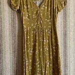 American Eagle  Yellow Dress XS Floral Design Women’s Clothing Casual Summer Photo 0