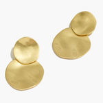 Madewell  Hammered Disc Statement Earrings Photo 0