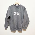 Sub_Urban Riot Log Off Classic Crew Neck Long Sleeve Pullover Sweatshirt Sweater Photo 0