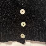 Altar'd State Altar’d State Long Sleeve Cropped Chenille 3 Button Cardigan Black Size Small Photo 1