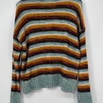 Pink republic  STRIPED LIGHTWEIGHT LONG SLEEVE SWEATER SMALL Photo 2