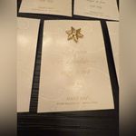 NEW Mary Kay Bundle of (7) Snowflake Pins Mary Kay Gifts Holiday Christmas Gold Photo 3