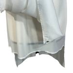 Guess Medium Bi-Level Top Sleeveless Sheer Lined Slits Rear Keyhole White Moon Photo 1