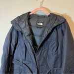 The North Face  Women’s Navy Blue Parka Coat Medium Puffer Photo 1