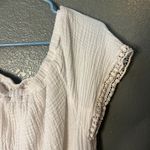 Michael Stars White Gauze & Crochet Lace Trim Dress/Tunic - Size Large Photo 1