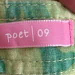 Sigrid Olsen  Green Linen Roll Tab Cropped Pants Photo 7