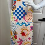 Paper Heart  Womens Summer Maxi Dress Size Medium Sun Stars Floral Sexy Back. B19 Photo 4