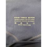Four Three Seven | Women's Athleisure Yoga The V Leggings | Medium Blue Photo 2