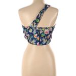 AMUR Womens nelly Bustier Floral Crop Top Halter Top Blue Size XL Photo 1