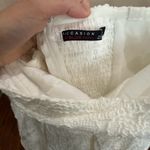 Anthropologie  - Lace strapless white midi a line dress Photo 5