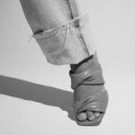 ZARA pink thick strap mule heel sandals blogger style | US 10, EU 41 Photo 8