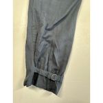 ZARA  Slate Gray High Waist Belted Paperbag Cargo Balloon Pants, Sz: S (b26) Photo 5