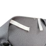 Helmut Lang  Ring Shoulder Knit Top Sweater Cut Out Gray Silver Size XS Photo 8