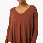 Lululemon NWT Up For Down Time Top Terracotta 6 Photo 0
