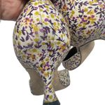 Manolo Blahnik  Floral Print D’Orsay Heels Crystal Buckle Pumps EU 37.5 Photo 13