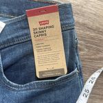 Levi's  Dark Wash Ankle Cropped Jeans 18W  with Distressed 312 Shaping Capris Photo 4