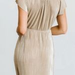 Baltic Born  Athena pleated maxi dress Gold Photo 1