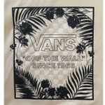 Vans "Off The Wall Since 1966" Short Beige Graphic Crop T-Shirt Top ~ MEDIUM Photo 3