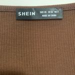 Women’s Low Cut Crop Top. Ribbed. Long sleeve. NWOT. XS Photo 2