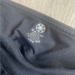 Gaiam  Black Leggings with Ruffle Trim Photo 1