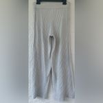 Aerie  Flare Pants Womens Medium Cream Extra Extra Stretch Ribbed Y2K Photo 5