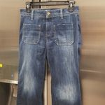 Ba&sh 💕💕 Wide Leg Flare Jeans ~ Blue 25 Photo 6