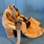Sam Edelman  Women's Odele Brown Suede Block Heel Sandals size 8.5M Photo 2