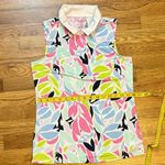 Tommy Bahama  Golf Womens Small Tropical Floral Sleeveless Athletic Collared Top Photo 4