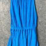 Bobi  los angeles Woman Size Small Bright Blue 100% Cotton Jumpsuit Photo 0