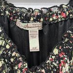 American Rag  Cie Boho Long Peasant Sleeve Crew Neck Floral Midi Dress Sz XS Photo 4