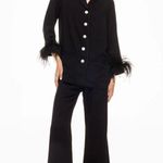 Sleeper Party Pajama Top With Feathers Photo 0